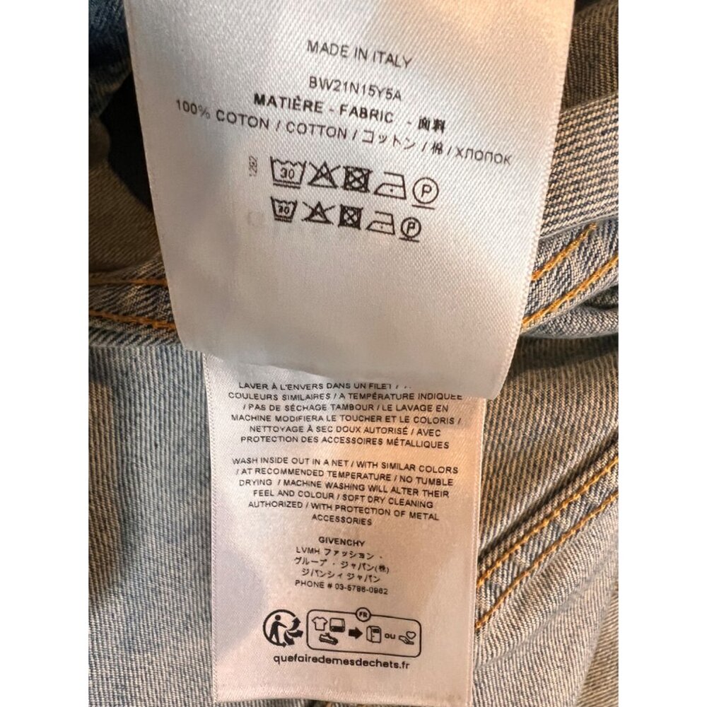 NWOT GIVENCHY Halter Button-Front Denim Mini Dress size 42/ US 6 - Picture 14 of 14